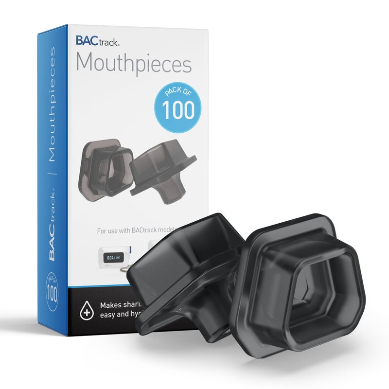 BACtrack CSeries Breathalyzer Mouthpieces 100 Count Compatible with BACtrack C6 and C8 Breath Alcohol Testers Not Compatible with BACtrack Mobile Smartphone Breathalyzer